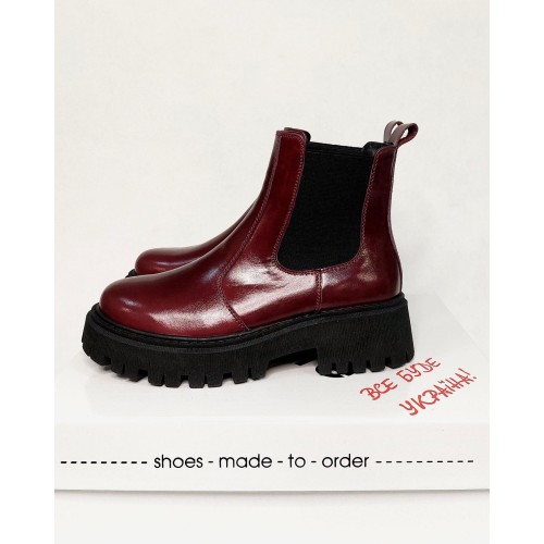 Челсі А - 08 бордо лакові 3