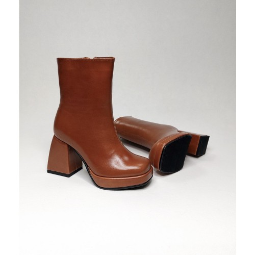 Ботильоны "Виктория" терракотовый 2