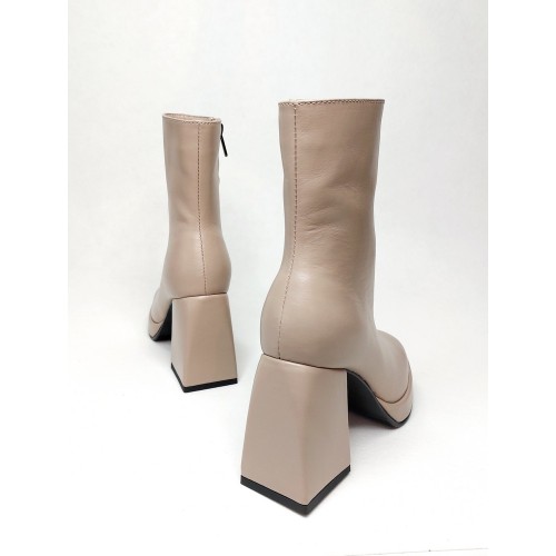 Ботильони "Вікторія" бежеві 2