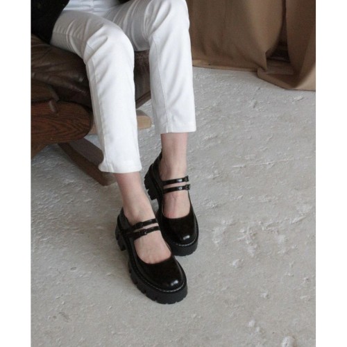 Туфли Мери Джейн чорные 2