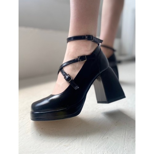 Туфли Леди Мери черные 2