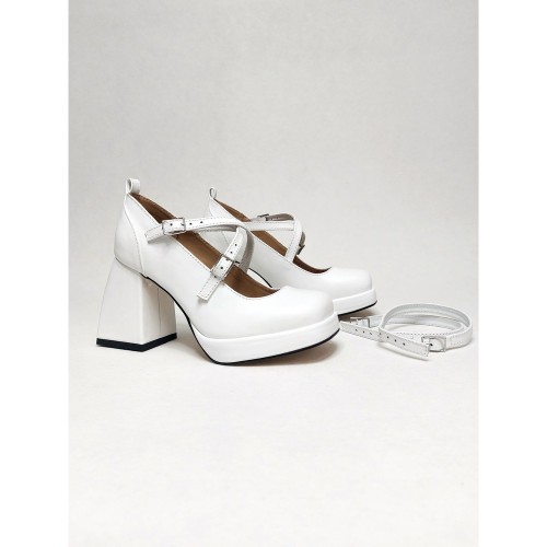 Туфли Леди Мери белые 3