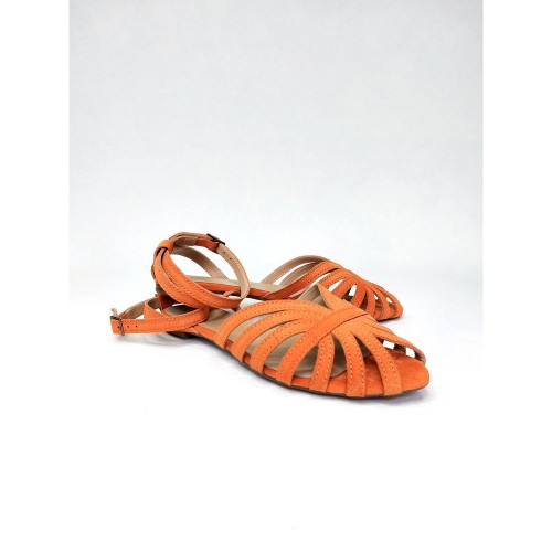 Vintage оранжевые замша 3