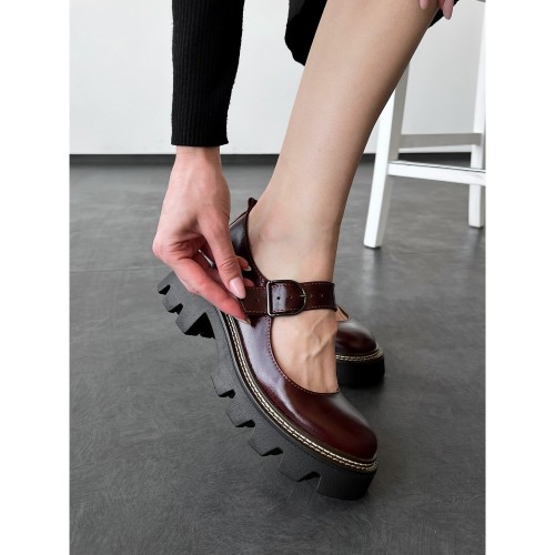 Туфли Мери Джейн чшоколад 4