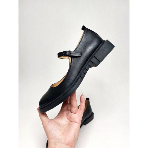 Балетки Мери Джейн черные 4