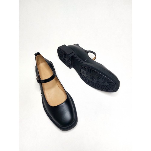 Балетки Мери Джейн черные 3