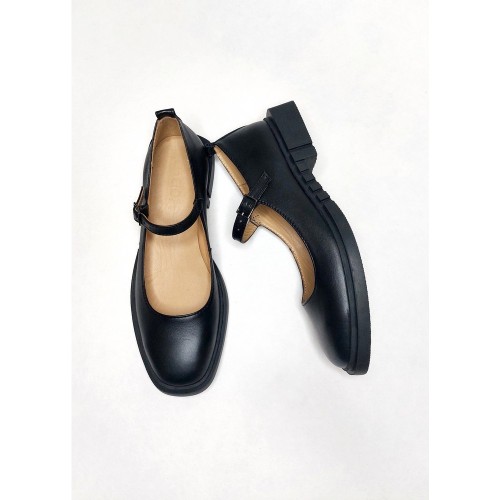 Балетки Мери Джейн черные 2