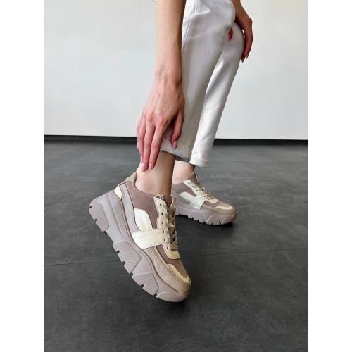 Кросівки QUEEN бежеві 4