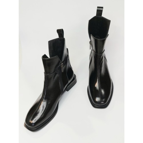 Черевики  Тюльпан Чорні лакові 1