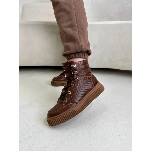 Хайтопи розшивні шоколадні 4