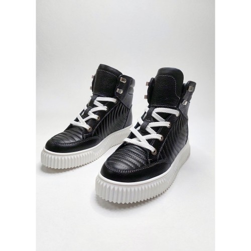 Хайтопи розшивні чорні 3