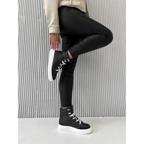 Хайтопи розшивні чорні 2