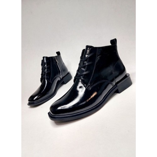 Хайтопи 2566 лаковані чорні 1