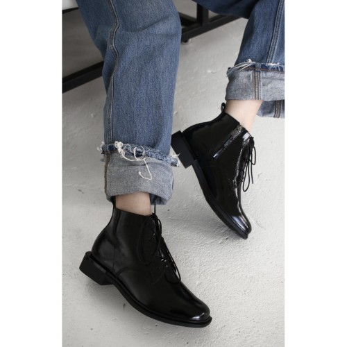 Хайтопи 2566 лаковані чорні 6