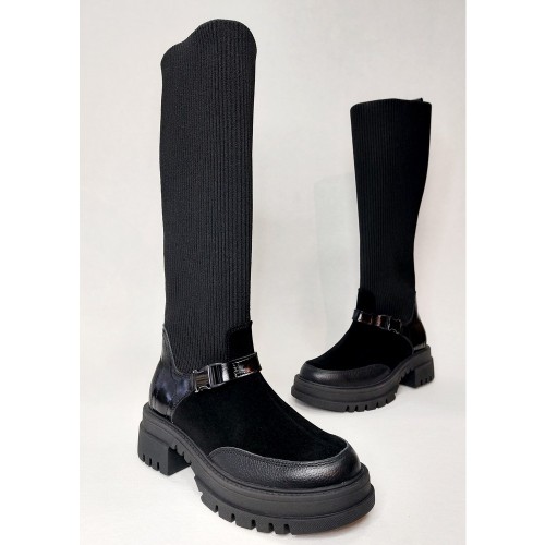 Чоботи Лора чорні 6