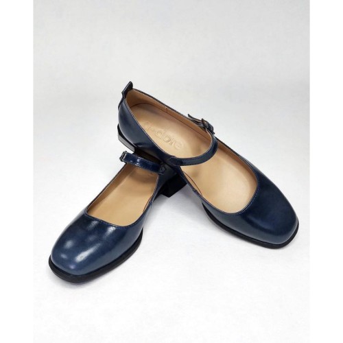 Балетки Мері Джейн сині 6