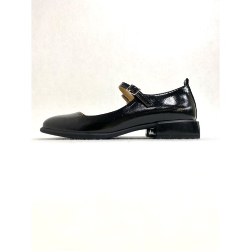 Балетки Мері Джейн чорні лаковані 3