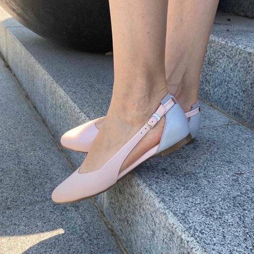 TANGO розовые с серой пяткой 2