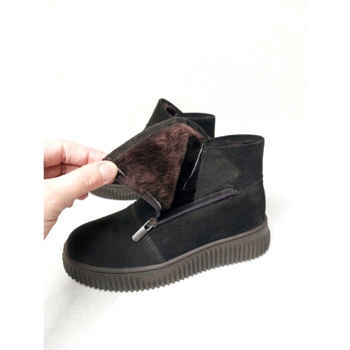 Уггі темний шоколад, замша 3