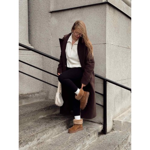 Уггі пісочні з отворотом, замша 7