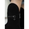Напівчоботи зі змійками, чорні mini 2