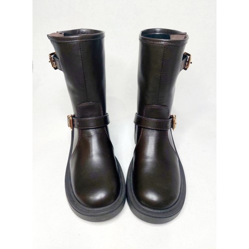 Напівчоботи URBAN, темний шоколад 2