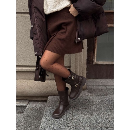 Напівчоботи URBAN, темний шоколад 3