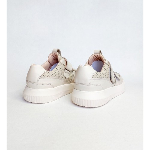 Кеди на липучках молочні 3