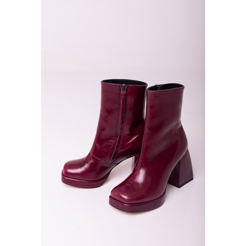 Ботильони "Вікторія" бордові 1