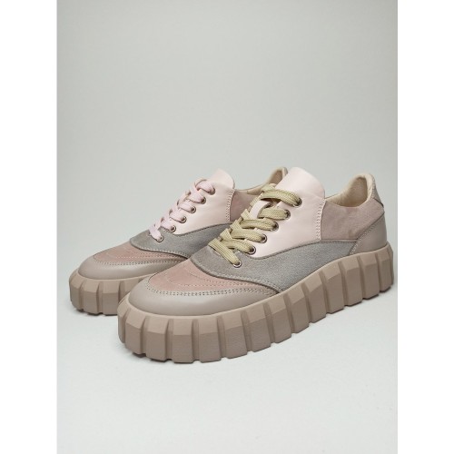 Кеди ЗЕФІР бежево-рожеві 3