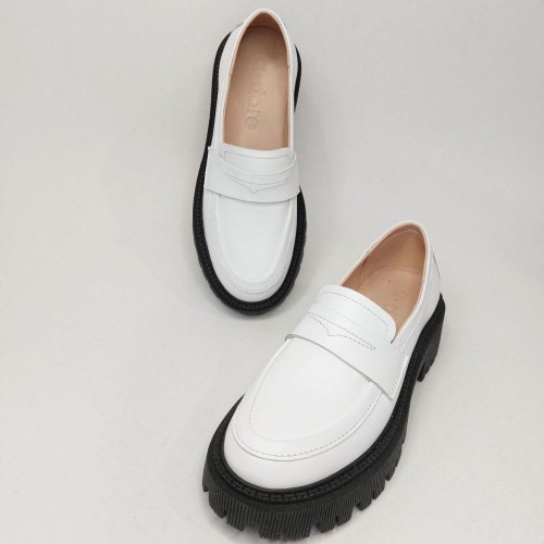 Лофери А-28 білі 2