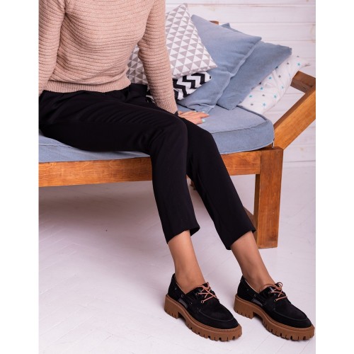 Топсайдери А - 24 чорні замшеві 2