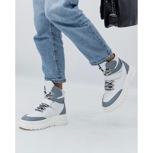 Кросівки зимові  А - 28, блакитні 2