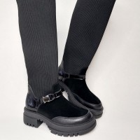 Чоботи Лора чорні