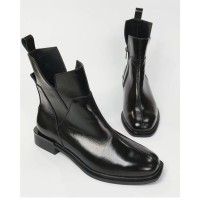 Черевики  Тюльпан Чорні лакові